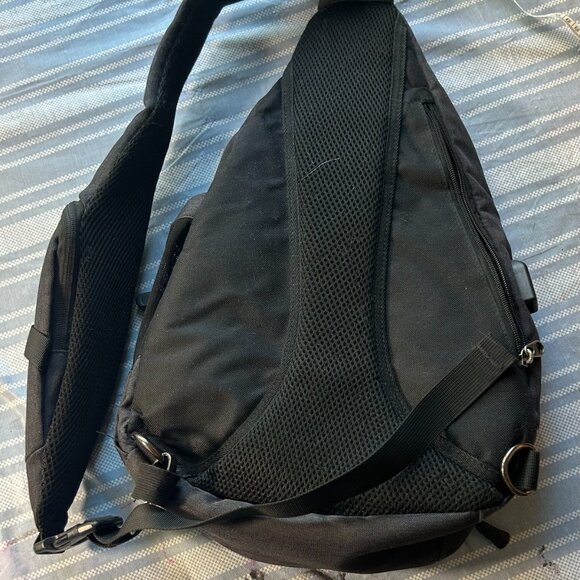 Water-Proof Sling bag/Crossbody Backpack/Shoulder Bag with USB Charging Port - Picture 8 of 8